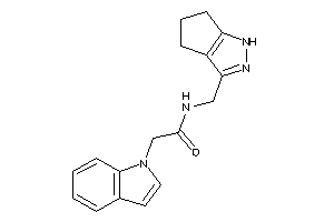 Image of 2-indol-1-yl-N-(1,4,5,6-tetrahydrocyclopenta[c]pyrazol-3-ylmethyl)acetamide