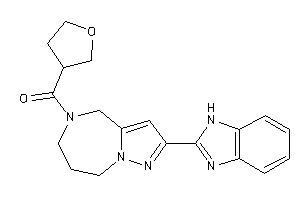 [2-(1H-benzimidazol-2-yl)-4,6,7,8-tetrahydropyrazolo[1,5-a][1,4]diazepin-5-yl]-tetrahydrofuran-3-yl-methanone