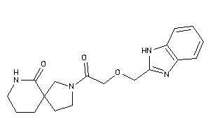 3-[2-(1H-benzimidazol-2-ylmethoxy)acetyl]-3,7-diazaspiro[4.5]decan-6-one