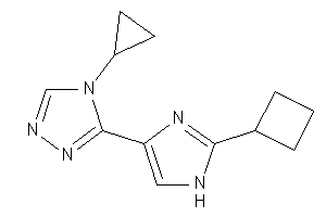 3-(2-cyclobutyl-1H-imidazol-4-yl)-4-cyclopropyl-1,2,4-triazole