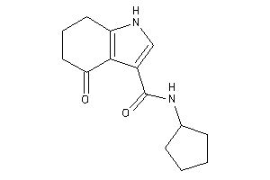 N-cyclopentyl-4-keto-1,5,6,7-tetrahydroindole-3-carboxamide