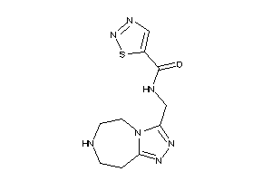 N-(6,7,8,9-tetrahydro-5H-[1,2,4]triazolo[3,4-g][1,4]diazepin-3-ylmethyl)thiadiazole-5-carboxamide