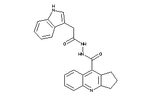 N'-[2-(1H-indol-3-yl)acetyl]-2,3-dihydro-1H-cyclopenta[b]quinoline-9-carbohydrazide