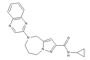 N-cyclopropyl-5-quinoxalin-2-yl-4,6,7,8-tetrahydropyrazolo[1,5-a][1,4]diazepine-2-carboxamide