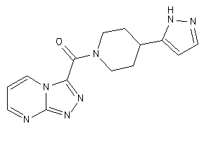 Image of [4-(1H-pyrazol-5-yl)piperidino]-([1,2,4]triazolo[4,3-a]pyrimidin-3-yl)methanone