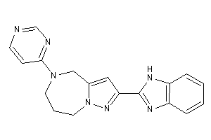2-(1H-benzimidazol-2-yl)-5-(4-pyrimidyl)-4,6,7,8-tetrahydropyrazolo[1,5-a][1,4]diazepine