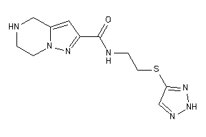 N-[2-(2H-triazol-4-ylthio)ethyl]-4,5,6,7-tetrahydropyrazolo[1,5-a]pyrazine-2-carboxamide