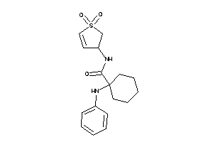 Image of 1-anilino-N-(1,1-diketo-2,3-dihydrothiophen-3-yl)cyclohexanecarboxamide