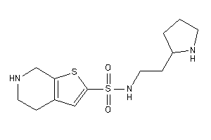 N-(2-pyrrolidin-2-ylethyl)-4,5,6,7-tetrahydrothieno[2,3-c]pyridine-2-sulfonamide
