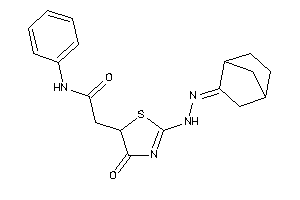 Image of 2-[4-keto-2-(N'-norbornan-2-ylidenehydrazino)-2-thiazolin-5-yl]-N-phenyl-acetamide