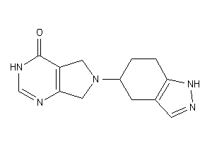 6-(4,5,6,7-tetrahydro-1H-indazol-5-yl)-5,7-dihydro-3H-pyrrolo[3,4-d]pyrimidin-4-one