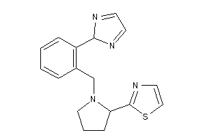 2-[1-[2-(2H-imidazol-2-yl)benzyl]pyrrolidin-2-yl]thiazole