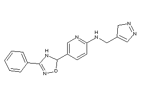 Image of [5-(3-phenyl-4,5-dihydro-1,2,4-oxadiazol-5-yl)-2-pyridyl]-(3H-pyrazol-4-ylmethyl)amine