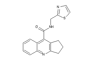 Image of N-(thiazol-2-ylmethyl)-2,3-dihydro-1H-cyclopenta[b]quinoline-9-carboxamide