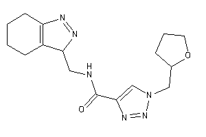 1-(tetrahydrofurfuryl)-N-(4,5,6,7-tetrahydro-3H-indazol-3-ylmethyl)triazole-4-carboxamide