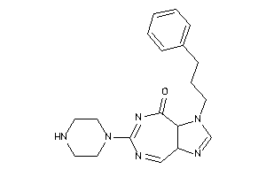 1-(3-phenylpropyl)-6-piperazino-3a,8a-dihydroimidazo[4,5-e][1,3]diazepin-8-one