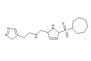 Image of (2-cycloheptylsulfonyl-3-imidazolin-4-yl)methyl-[2-(3H-pyrazol-4-yl)ethyl]amine