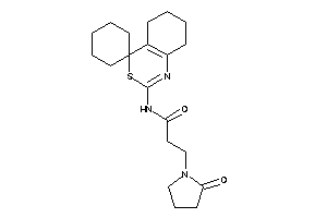 3-(2-ketopyrrolidino)-N-spiro[5,6,7,8-tetrahydro-3,1-benzothiazine-4,1'-cyclohexane]-2-yl-propionamide