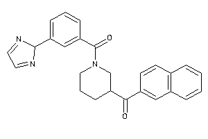 [1-[3-(2H-imidazol-2-yl)benzoyl]-3-piperidyl]-(2-naphthyl)methanone