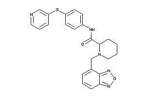 1-(benzofurazan-4-ylmethyl)-N-[4-(3-pyridyloxy)phenyl]pipecolinamide
