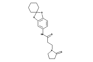 3-(2-ketopyrrolidino)-N-spiro[1,3-benzodioxole-2,1'-cyclohexane]-5-yl-propionamide