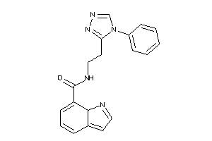 N-[2-(4-phenyl-1,2,4-triazol-3-yl)ethyl]-7aH-indole-7-carboxamide