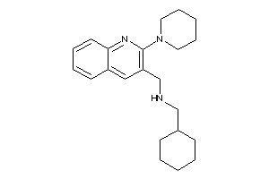 Cyclohexylmethyl-[(2-piperidino-3-quinolyl)methyl]amine