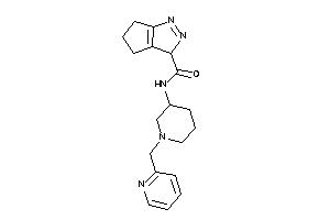 N-[1-(2-pyridylmethyl)-3-piperidyl]-3,4,5,6-tetrahydrocyclopenta[c]pyrazole-3-carboxamide