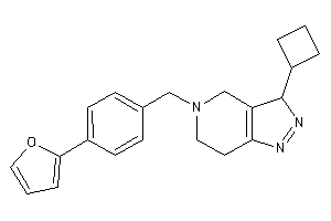 Image of 3-cyclobutyl-5-[4-(2-furyl)benzyl]-3,4,6,7-tetrahydropyrazolo[4,3-c]pyridine