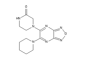 4-(5-piperidinofurazano[3,4-b]pyrazin-6-yl)piperazin-2-one