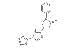Image of 1-phenyl-4-(4-thiazol-5-yl-3-imidazolin-2-yl)-2-pyrrolidone
