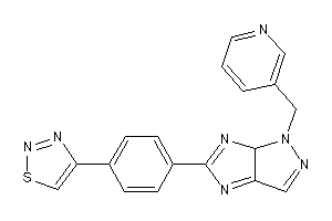 4-[4-[1-(3-pyridylmethyl)-6aH-pyrazolo[3,4-d]imidazol-5-yl]phenyl]thiadiazole