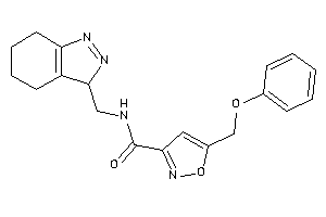 5-(phenoxymethyl)-N-(4,5,6,7-tetrahydro-3H-indazol-3-ylmethyl)isoxazole-3-carboxamide