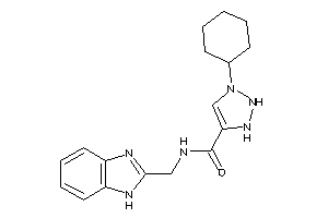 Image of N-(1H-benzimidazol-2-ylmethyl)-3-cyclohexyl-1,2-dihydrotriazole-5-carboxamide