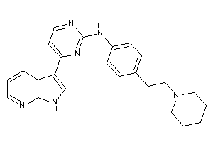 [4-(2-piperidinoethyl)phenyl]-[4-(1H-pyrrolo[2,3-b]pyridin-3-yl)pyrimidin-2-yl]amine