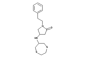 Image of 4-(1,4-dithiepan-6-ylamino)-1-phenethyl-2-pyrrolidone