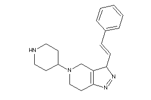 5-(4-piperidyl)-3-styryl-3,4,6,7-tetrahydropyrazolo[4,3-c]pyridine