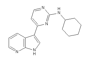 Cyclohexyl-[4-(1H-pyrrolo[2,3-b]pyridin-3-yl)pyrimidin-2-yl]amine
