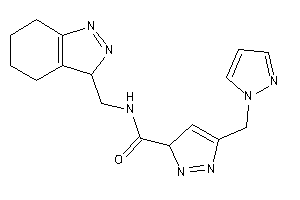 5-(pyrazol-1-ylmethyl)-N-(4,5,6,7-tetrahydro-3H-indazol-3-ylmethyl)-3H-pyrazole-3-carboxamide