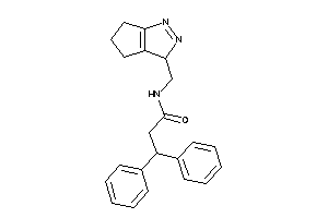 3,3-diphenyl-N-(3,4,5,6-tetrahydrocyclopenta[c]pyrazol-3-ylmethyl)propionamide