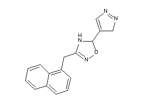 3-(1-naphthylmethyl)-5-(3H-pyrazol-4-yl)-4,5-dihydro-1,2,4-oxadiazole