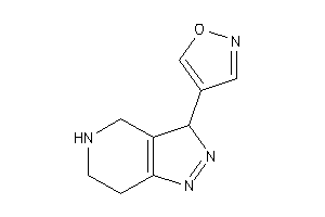 Image of 4-(4,5,6,7-tetrahydro-3H-pyrazolo[4,3-c]pyridin-3-yl)isoxazole