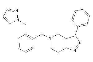 3-phenyl-5-[2-(pyrazol-1-ylmethyl)benzyl]-3,4,6,7-tetrahydropyrazolo[4,3-c]pyridine
