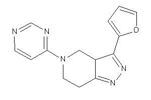 Image of 3-(2-furyl)-5-(4-pyrimidyl)-3a,4,6,7-tetrahydropyrazolo[4,3-c]pyridine