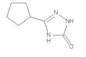 3-cyclopentyl-1,4-dihydro-1,2,4-triazol-5-one