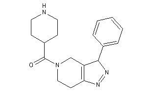 (3-phenyl-3,4,6,7-tetrahydropyrazolo[4,3-c]pyridin-5-yl)-(4-piperidyl)methanone