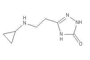3-[2-(cyclopropylamino)ethyl]-1,4-dihydro-1,2,4-triazol-5-one