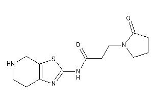3-(2-ketopyrrolidino)-N-(4,5,6,7-tetrahydrothiazolo[5,4-c]pyridin-2-yl)propionamide