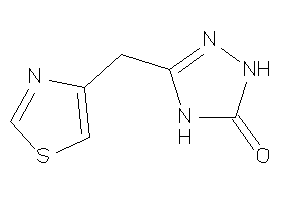 Image of 3-(thiazol-4-ylmethyl)-1,4-dihydro-1,2,4-triazol-5-one