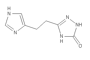 Image of 3-[2-(1H-imidazol-4-yl)ethyl]-1,4-dihydro-1,2,4-triazol-5-one